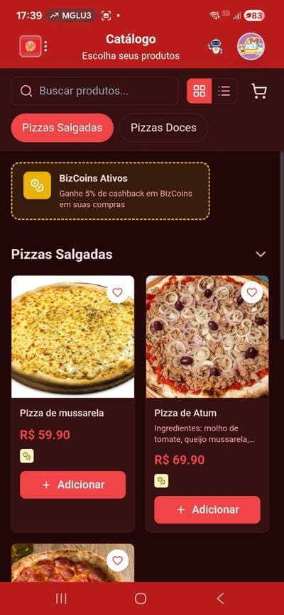 Catálogo de produtos