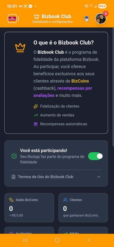 Bizbook Club - Programa de Fidelidade