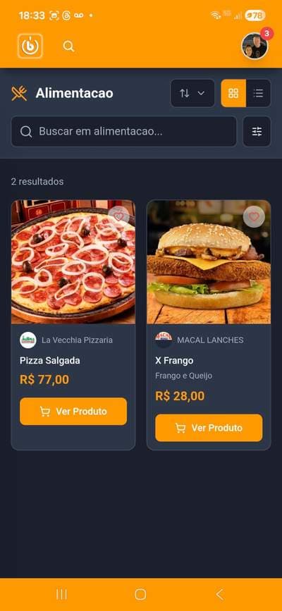 Marketplace Alimentação